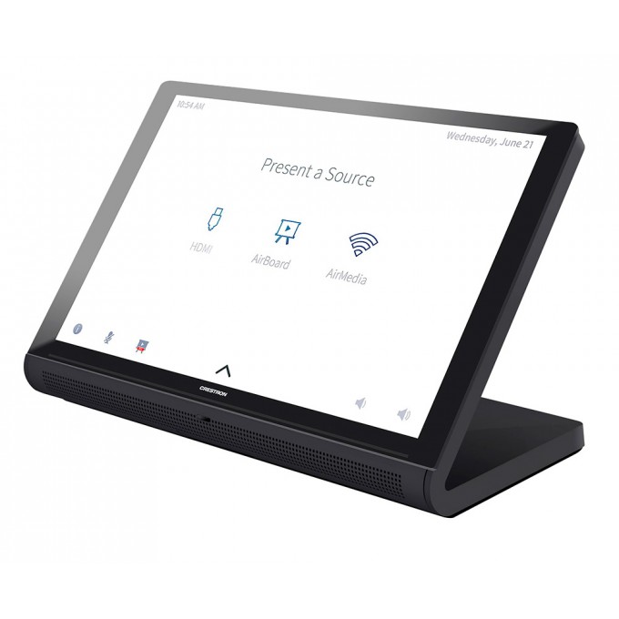 Настольная сенсорная панель 10.1”, версия для гос. учреждений, чёрного цвета CRESTRON TS-1070-GV-B-S